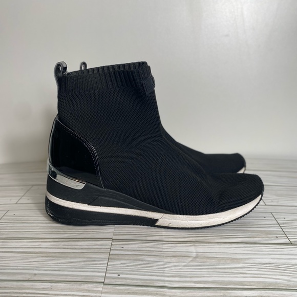 Michael KORS Skyler Stretch Knit Sock Sneakers size 9.5 - Picture 3 of 12